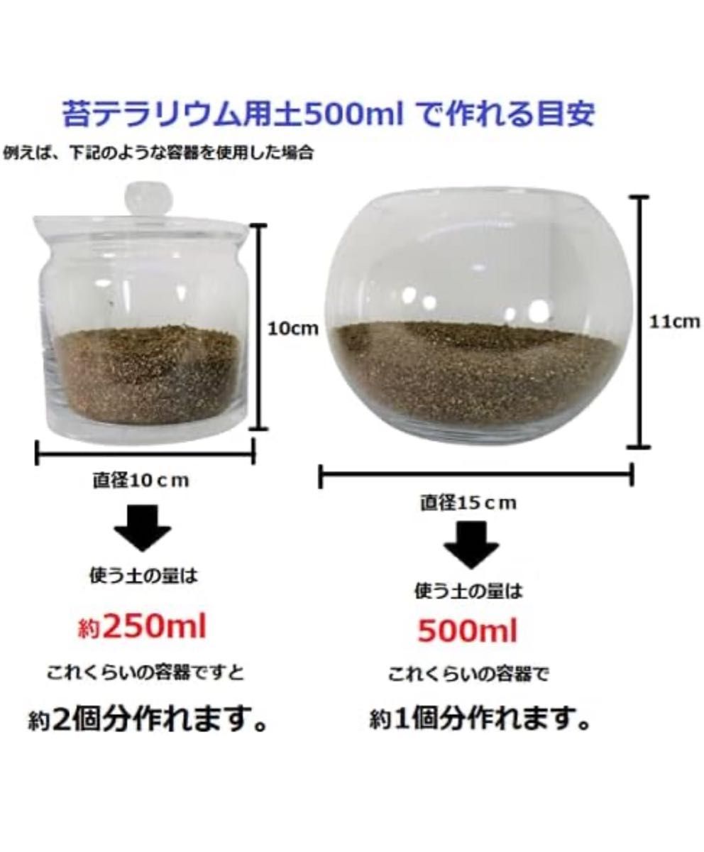 4種類配合 苔テラリウム用 ベース ソイル