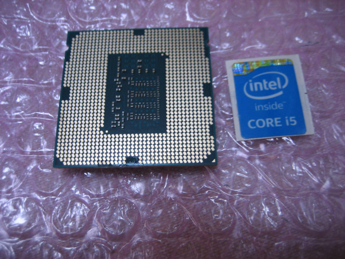 完全動作品 CPUラベル付 Corei5-4590 Haswell Refreshの画像2