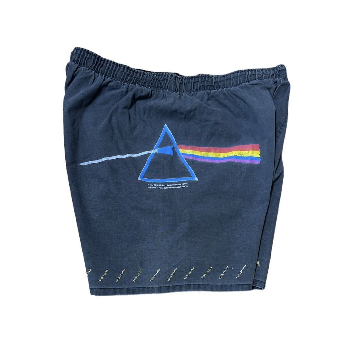 PINK FLOYD 狂気 The Dark Side of the Moon ピンクフロイド ショーツ ハーフパンツ ヴィンテージ vintage BROCKUM ブロッカム _画像3