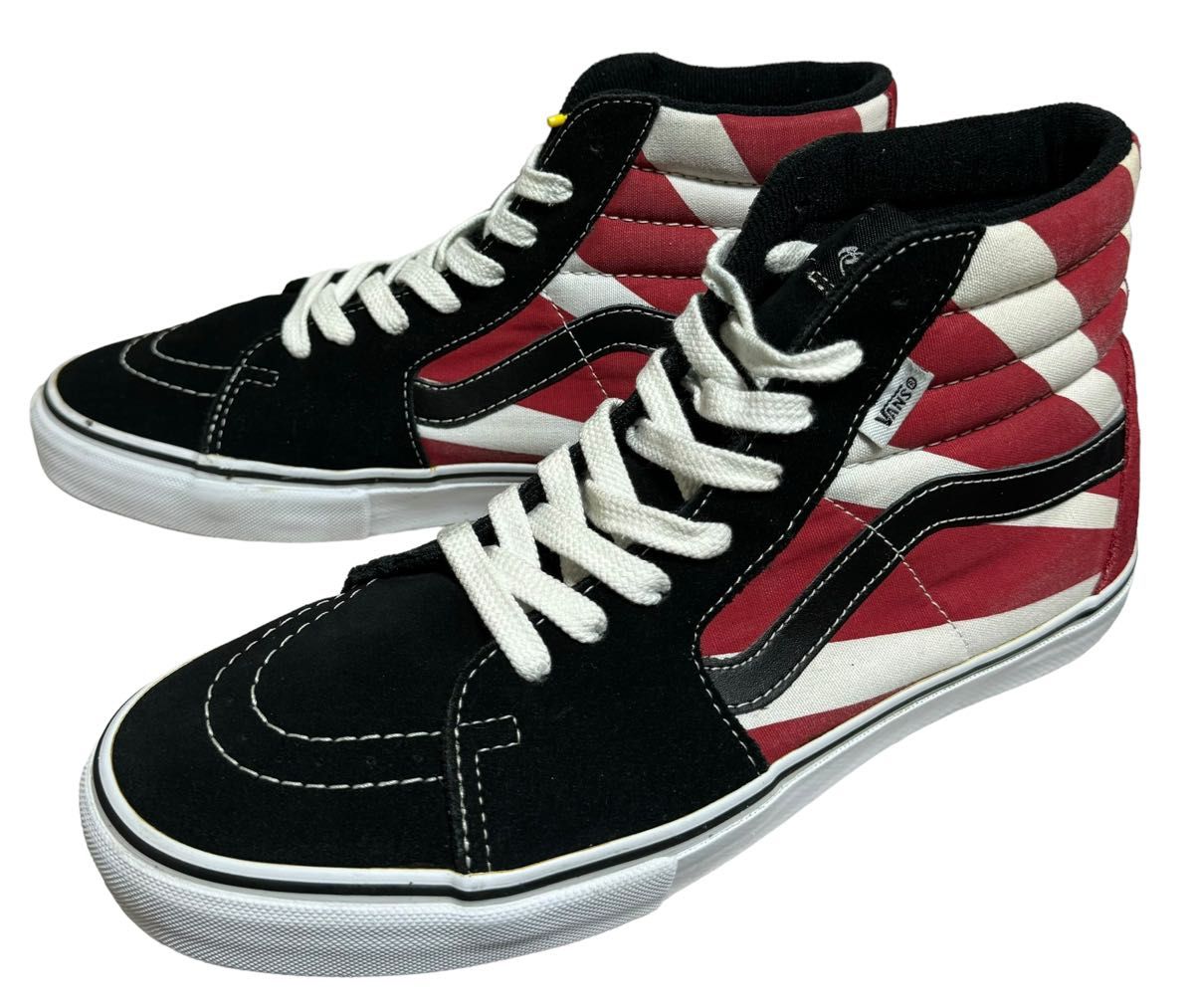 VANS HOSOI PRO SK8 HI バンズ プロ ホソイ ハイトップ 黒/赤 VANS HOSOI PRO SK8 HI バンズ プロ ホソイ ハイトップ 黒/赤