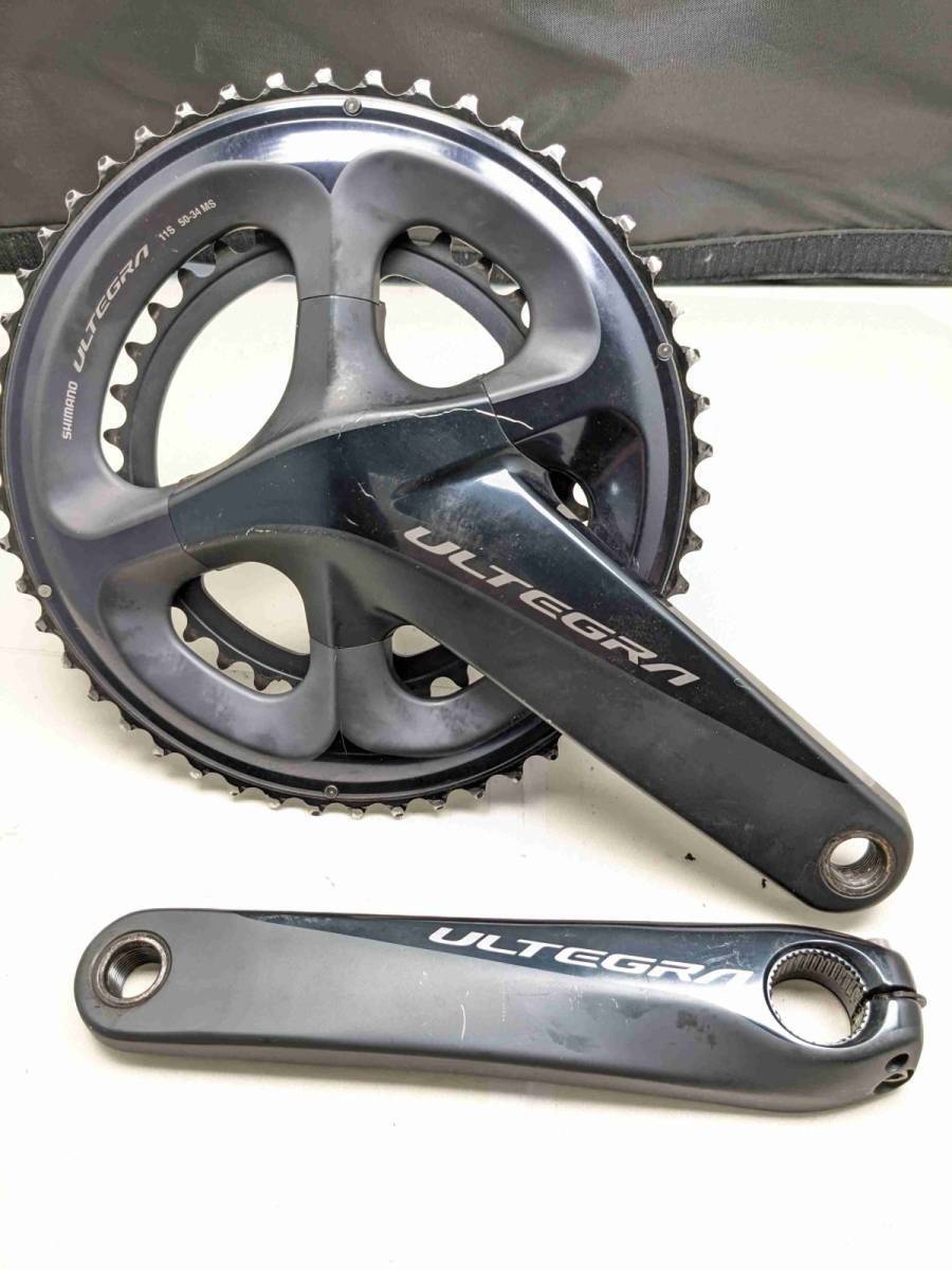 Shimano シマノ Ultegra FC R8000 175mm 50 34t クランク FCA231219B_画像1