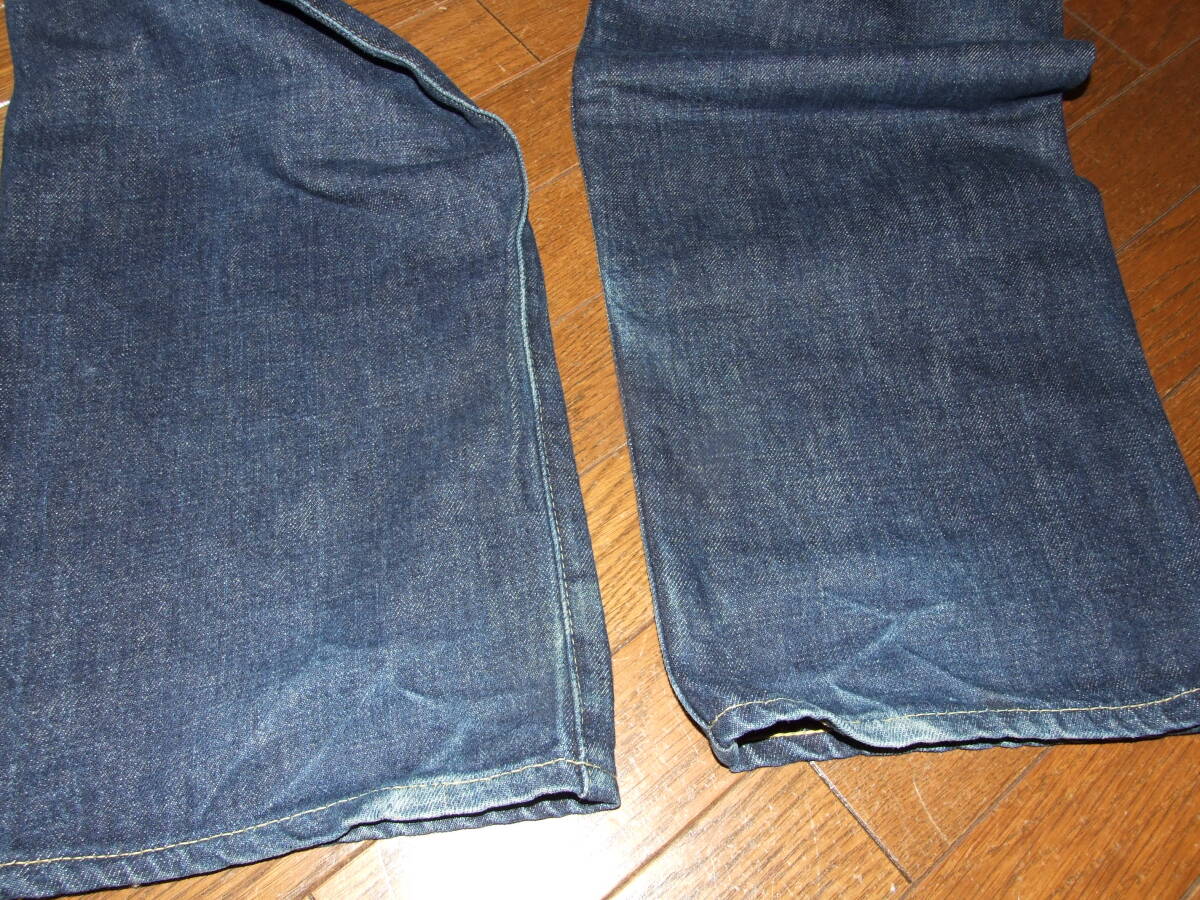 LEVI'S/リーバイス*s702*ボタンフライシンチバックサスペンダーボタンW32*レザーパッチ赤耳*復刻大戦vintage_画像8