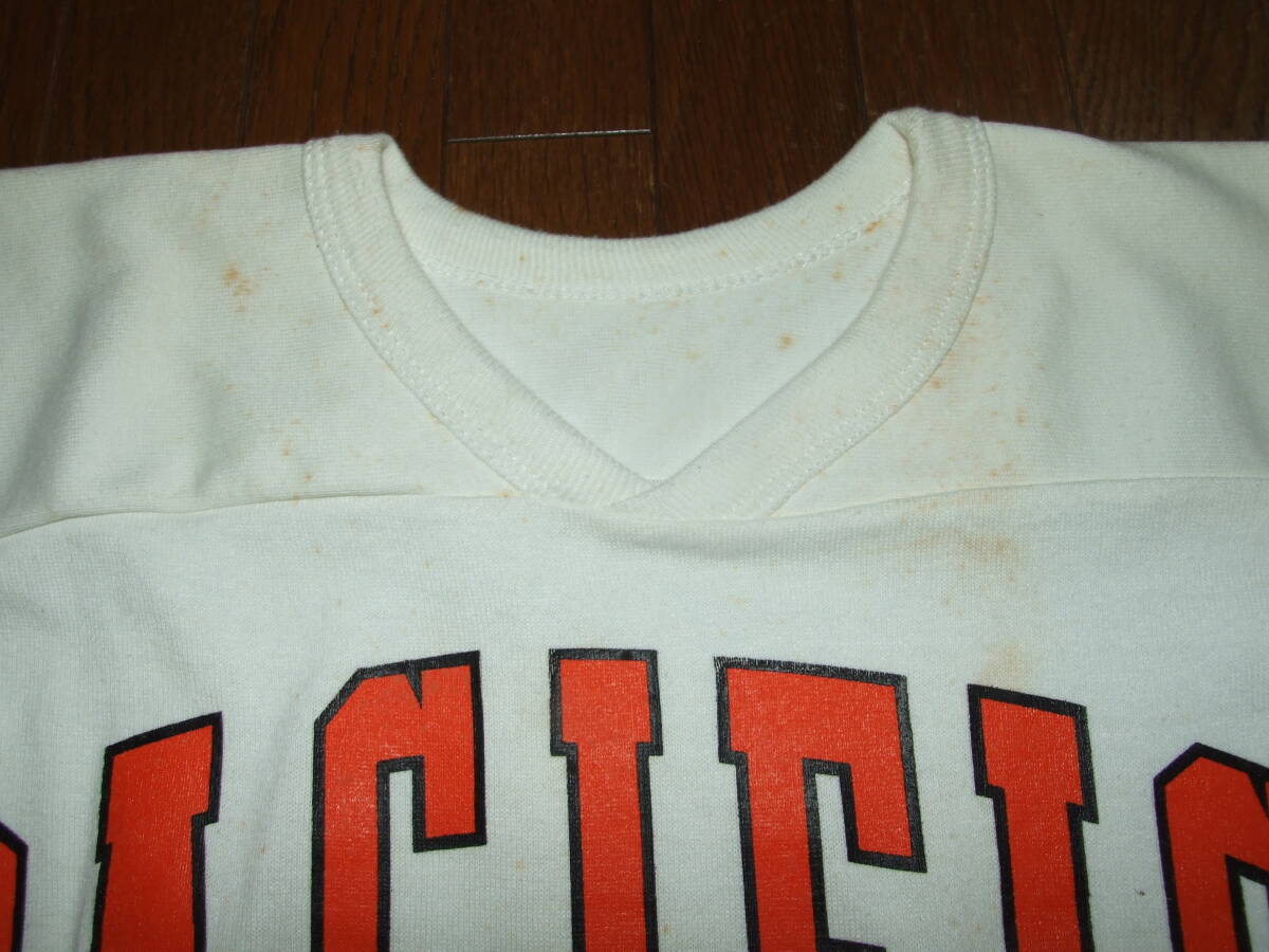 vintage!RUSSELL/laseru* football jersey * sweat *size M*USA made * Old almost dead stock * some stains equipped 