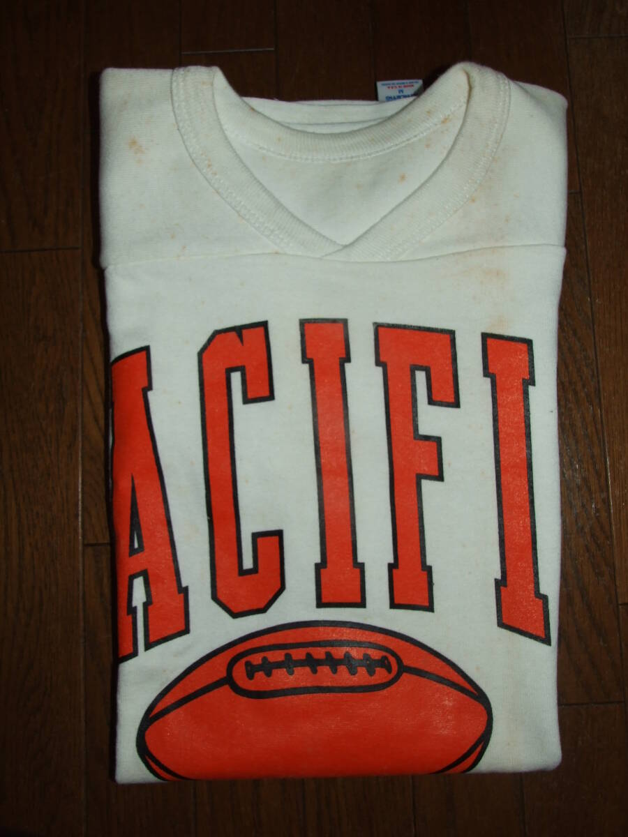 vintage!RUSSELL/laseru* football jersey * sweat *size M*USA made * Old almost dead stock * some stains equipped 