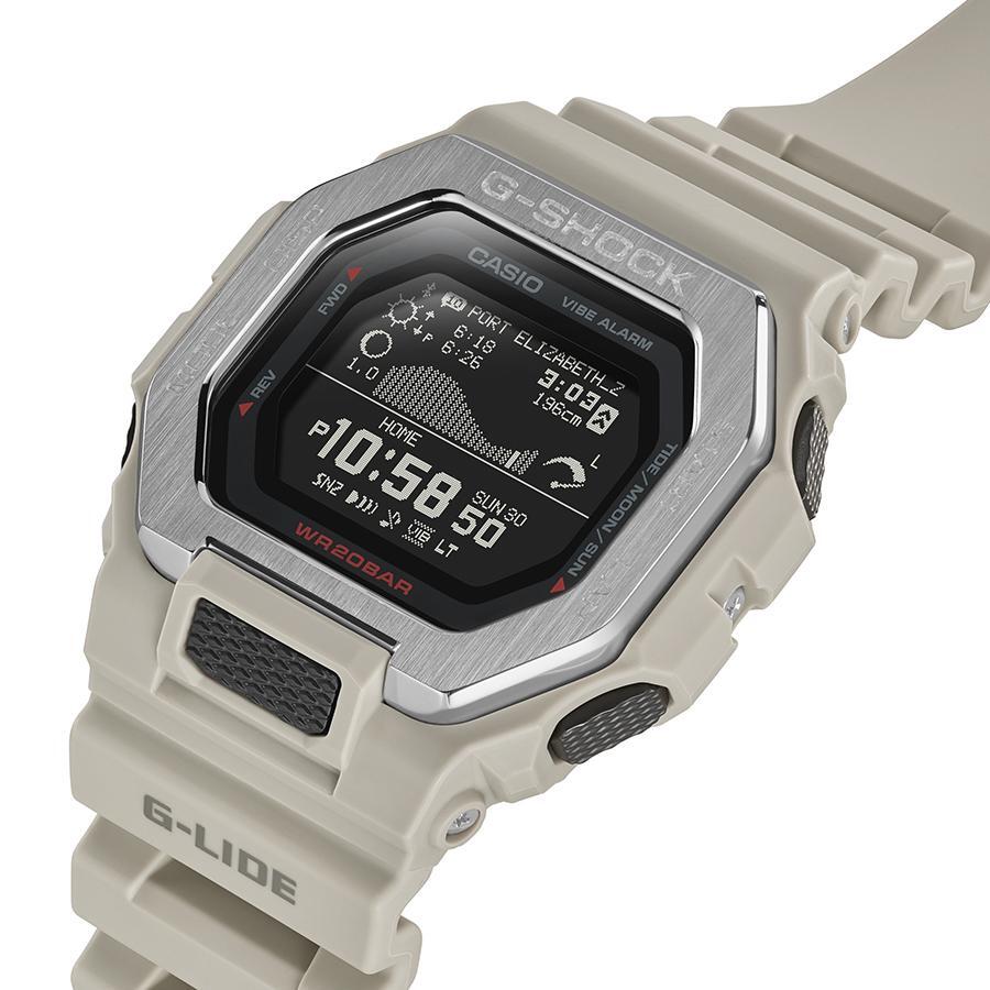 G-SHOCK G-LIDE GBX-100シリーズ Bluetooth デジタル 反転液晶 ベージュ メンズ 腕腕時計GBX-100-8JF 新品 未使用 国内正規品 タグ付き_画像3