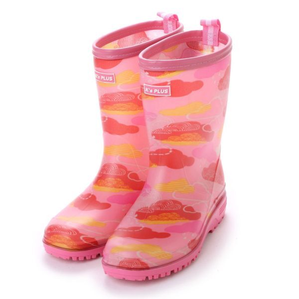 17007 outlet влагостойкая обувь 22.0cm общий рисунок розовый резиновые сапоги сапоги дождь обувь легкий водонепроницаемый . скользить низ ребенок Kids женский 