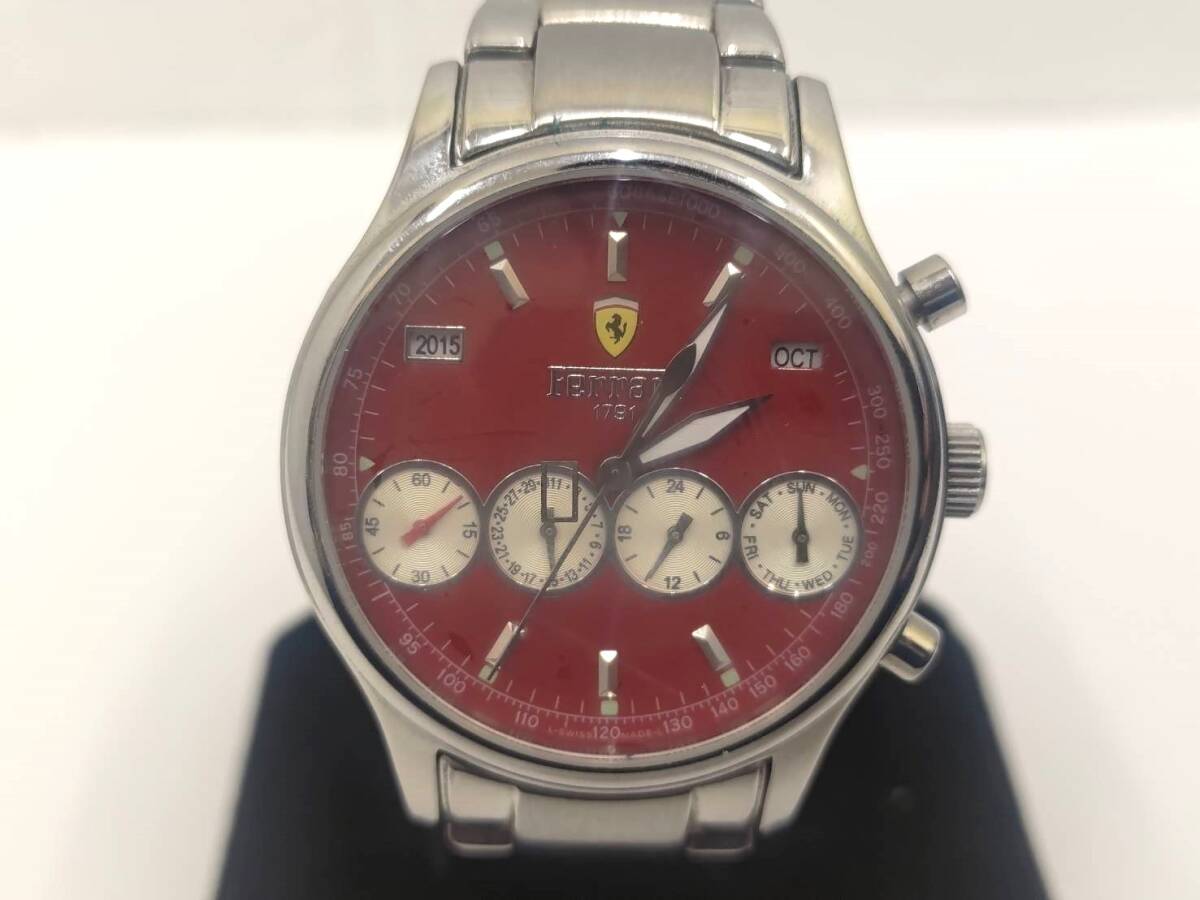2889#Ferrari GENEVE Ferrari june-b250ps.@ limitation self-winding watch chronograph Chrono meter men's wristwatch 