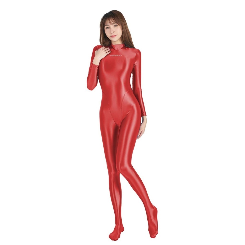 * стоимость доставки 390 иен AMORESY Leotard длинный length race queen .. купальный костюм состязание Dance художественная гимнастика маскарадный костюм костюм 017(RED)XL