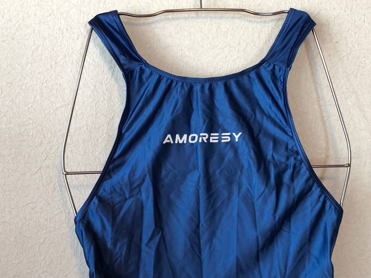 * стоимость доставки 390 иен AMORESY Gaea Leotard костюмированная игра race queen .. купальный костюм состязание Dance художественная гимнастика маскарадный костюм костюм 006(BLUE)L