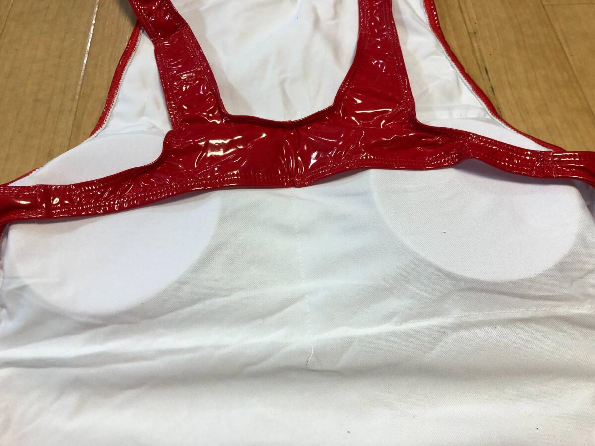  включение в покупку не возможно * стоимость доставки 390 иен супер глянец супер стрейч .. купальный костюм костюм маскарадный костюм рост рост купальный костюм Leotard ( красный )XXL