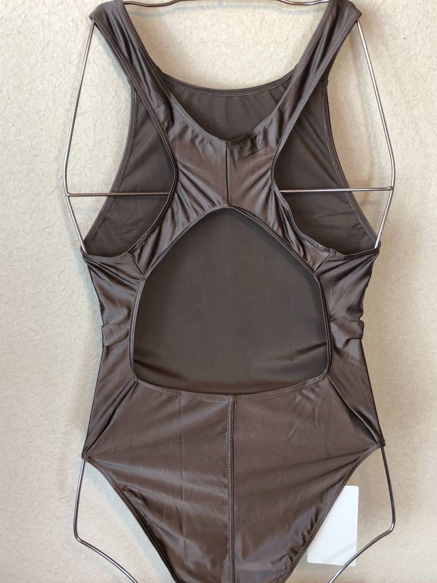* стоимость доставки 390 иен AMORESY Gaea Leotard костюмированная игра race queen .. купальный костюм состязание Dance художественная гимнастика маскарадный костюм костюм 006(BROWN)XXXL