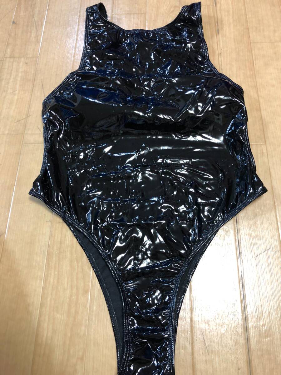  включение в покупку не возможно * стоимость доставки 390 иен супер глянец супер стрейч .. купальный костюм костюм маскарадный костюм рост рост купальный костюм Leotard ( черный )XXXL