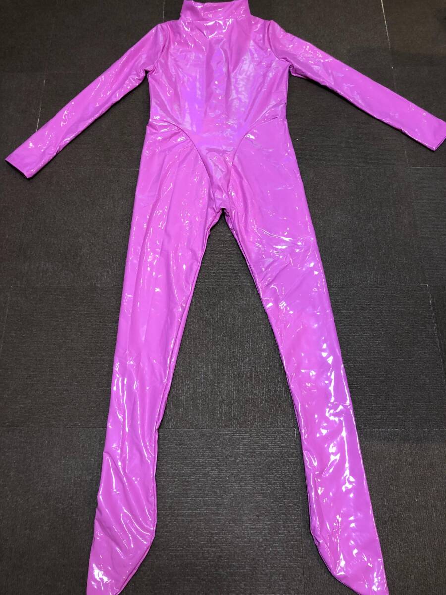 * включение в покупку не возможно супер глянец Leotard длинный length race queen состязание Dance художественная гимнастика маскарадный костюм стрейч костюм ( розовый )XL