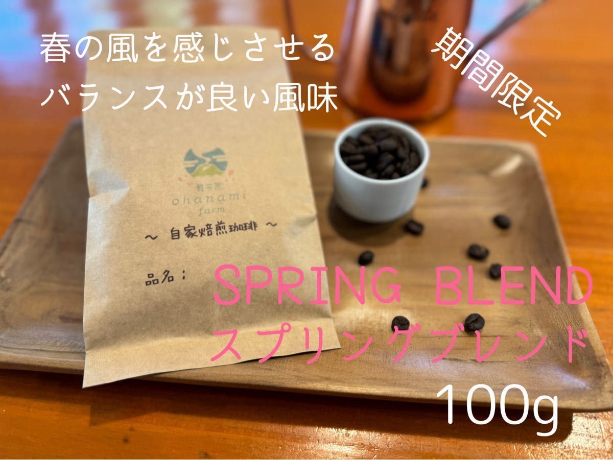 春限定 お試し100g SPRING BLEND（スプリングブレンド）コーヒー豆 コーヒー