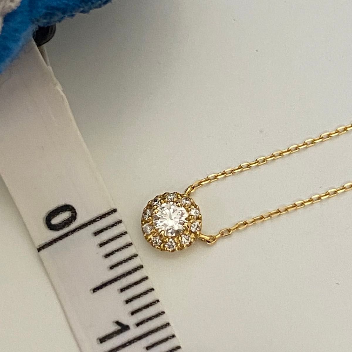 ヴァンドーム青山 ダイヤモンド 一粒ダイヤ ネックレス K18 0 ヴァンドーム青山 ダイヤモンド 一粒ダイヤ ネックレス K18 0