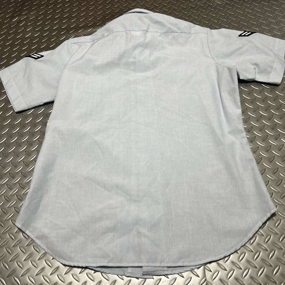 沖縄　米軍放出品　DSCP Shirt シャツ　ブルー　 16 1/2コスプレ　警察　ポリス(INV Q#15)_画像9