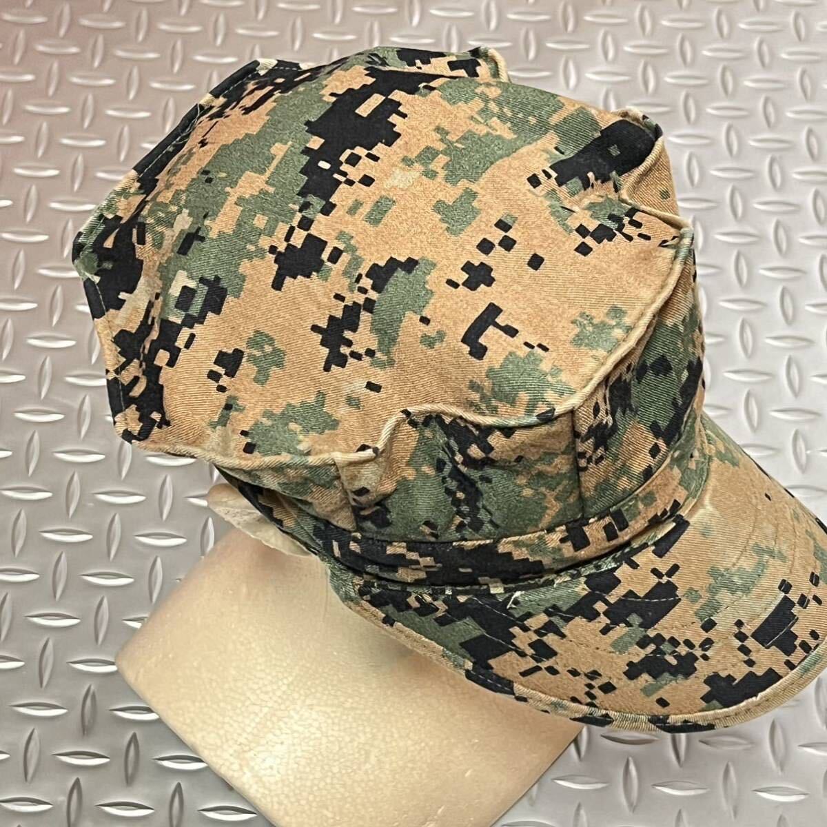 米軍 海兵隊　放出品USMC ウッドランドマーパット キャップ キャンプ アウトドア LARGE (INV H60)_画像5