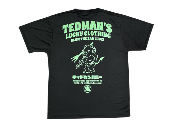 TEDMAN 　完売商品！　 ドライTシャツ 　BLACK　 Mサイズ 　試作品 　TDRYT-1100_画像2