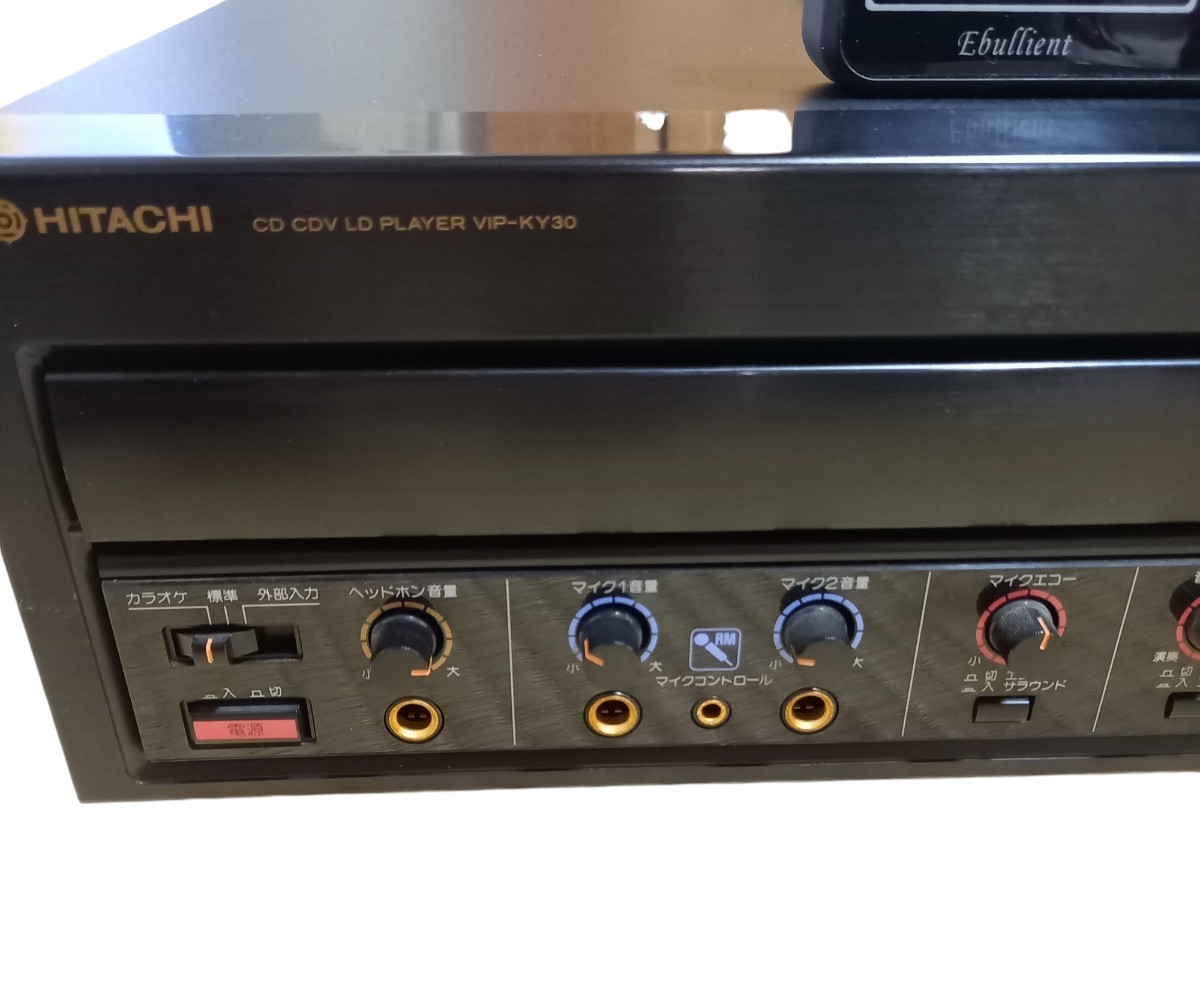 1 jpy ~ operation goods HITACHI Hitachi laser disk player VIP-KY30 karaoke function LD player 