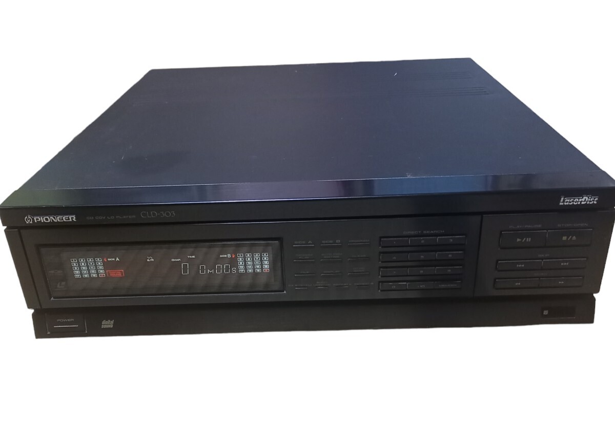 electrification has confirmed Pioneer Pioneer LD player laser disk player CLD-303 Junk used part removing 