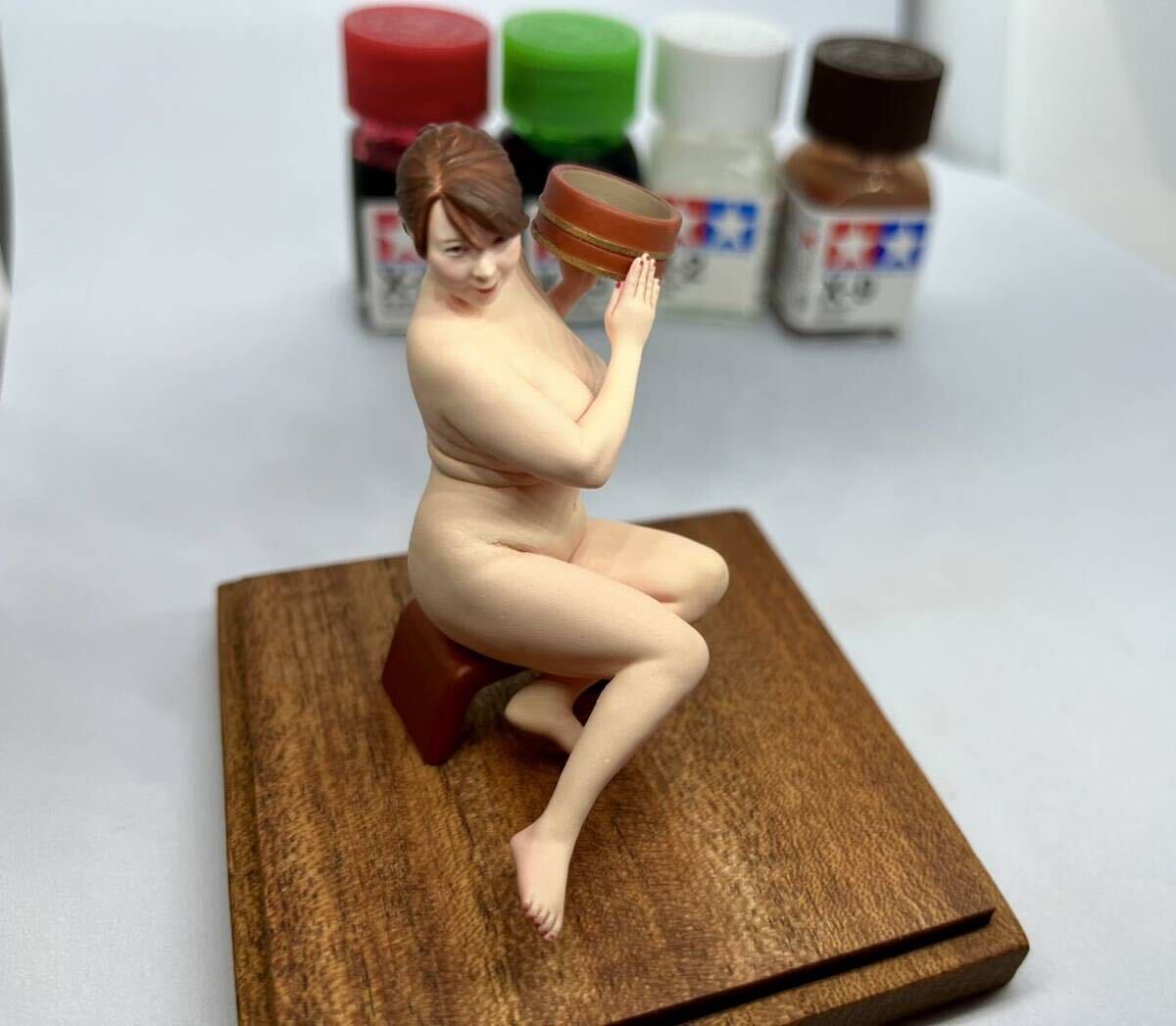  Max Factory manner interval ..[ hot spring scenery ]plamax naked angel 1/20 painting final product Yumi Kazama
