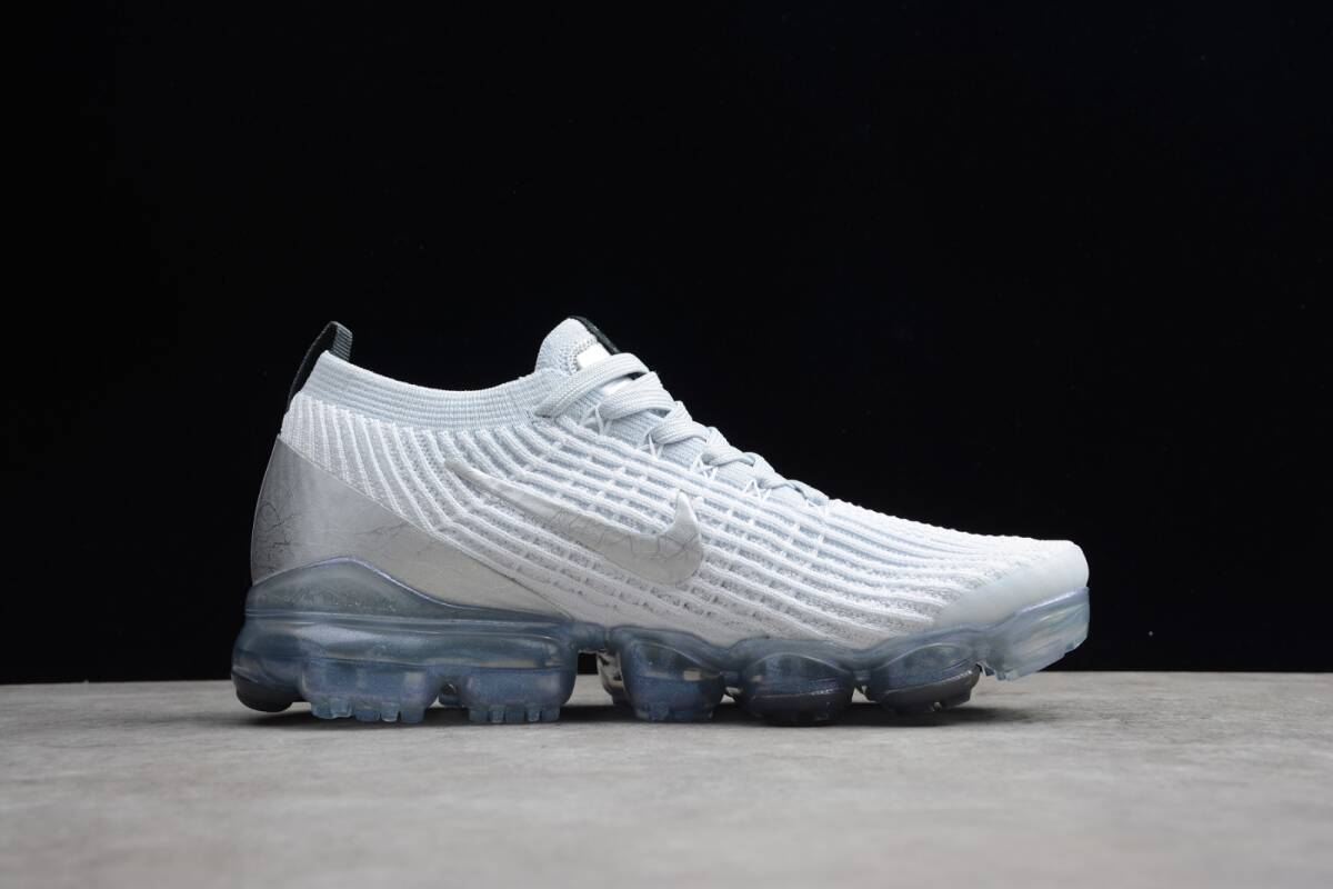 ★人気 格安 NIKE AIR VAPORMAX FLYKNIT3 白 リフレクティブシルバー 27 ナイキ ヴェイパーマックス ストリート スニーカー フライニット_画像2