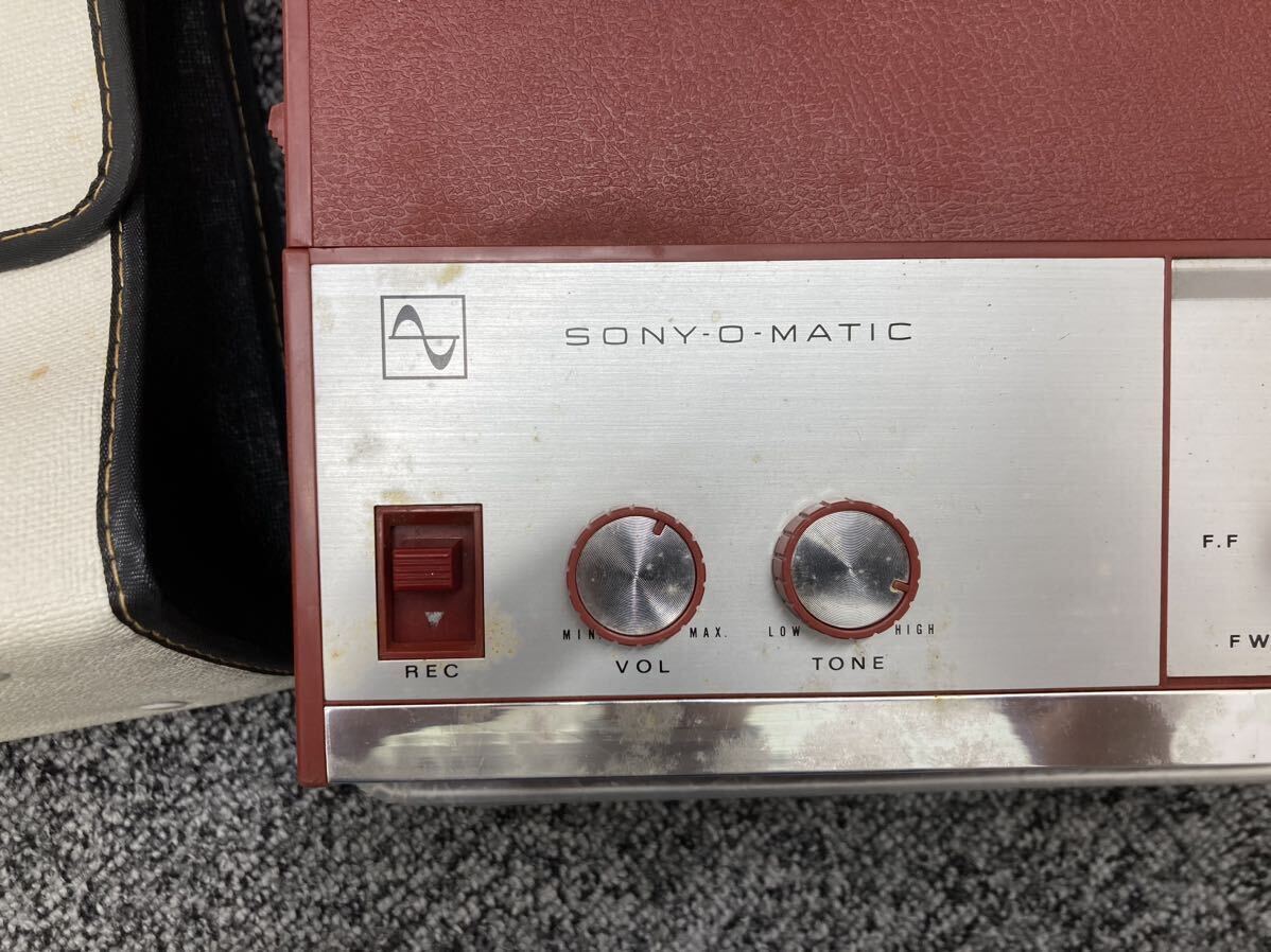 ①SONY ソニー SONY-O-MATIC TC-900 テープコーダー 希少 ソニオマチック オープンリールデッキ テープレコーダー_画像2