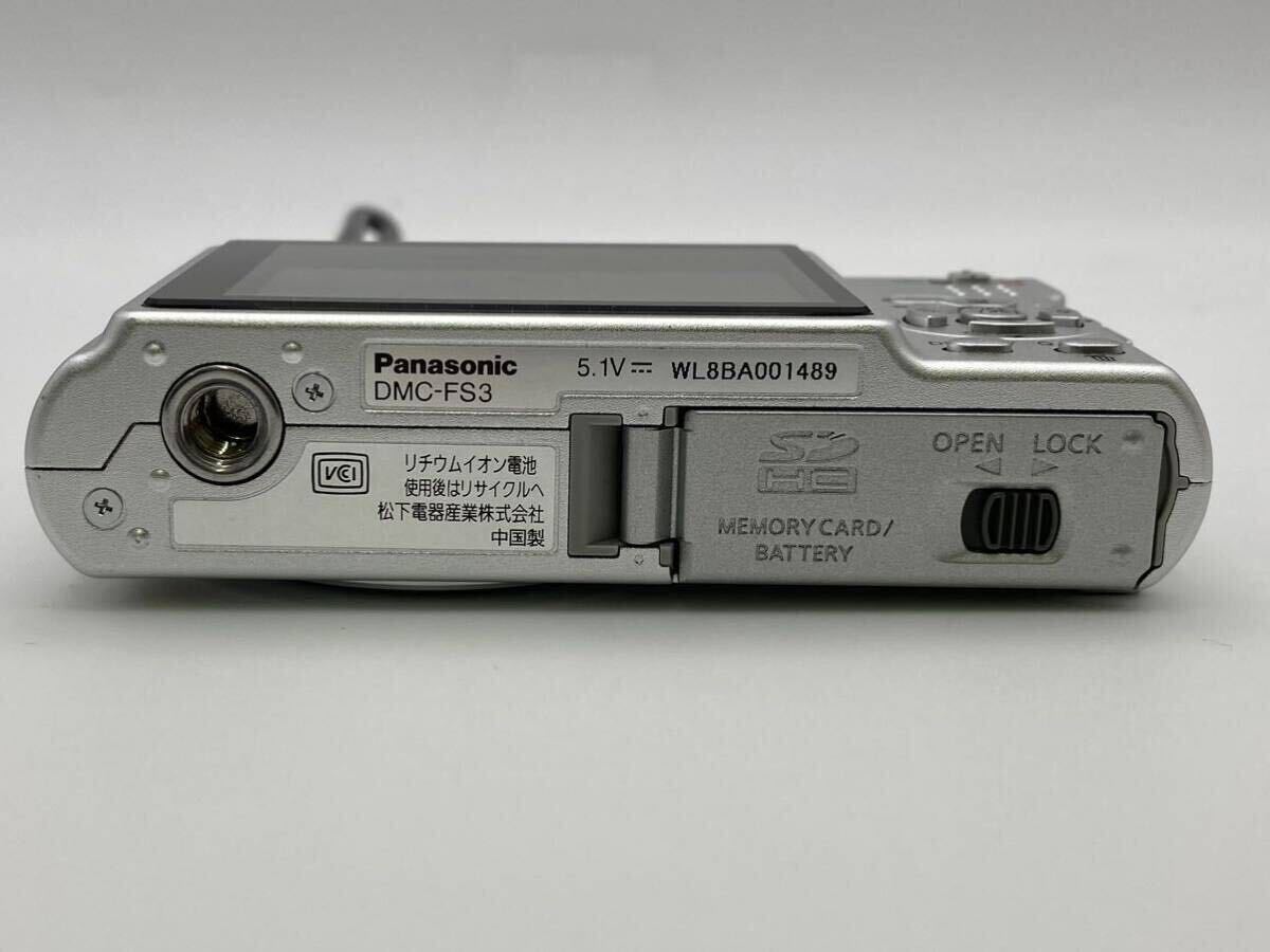 ③Panasonic パナソニック LUMIX ルミックス DMC-FS3 デジカメ コンデジ 充電器 バッテリー 箱 専用ケース付 1:2.8-5.1/5.5-16.5 通電○_画像5