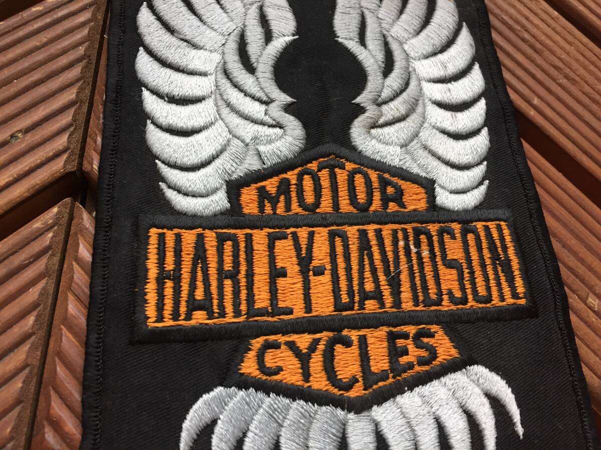 大判【70's Harley-Davidson ワッペン】ビンテージ ハーレーダビッドソン_画像2