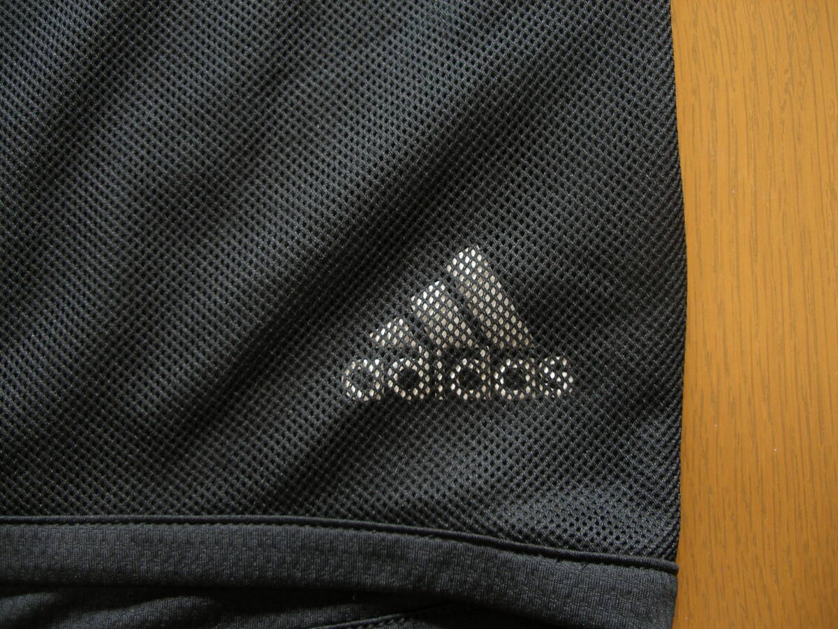 送料無料 アディダスゴルフ adidas HEAT .RDY メッシュオーバーレイ 半袖ポロシャツ メンズO(LL)サイズ BLACK HB3575 