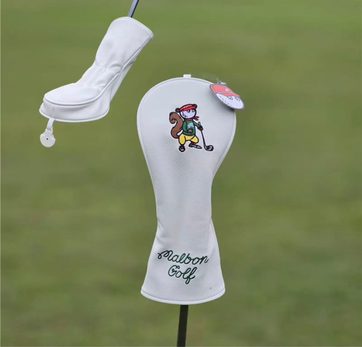 【新製品大人気4点セット】 リスMalbon Golfマルボンゴルフクラブカバー白色