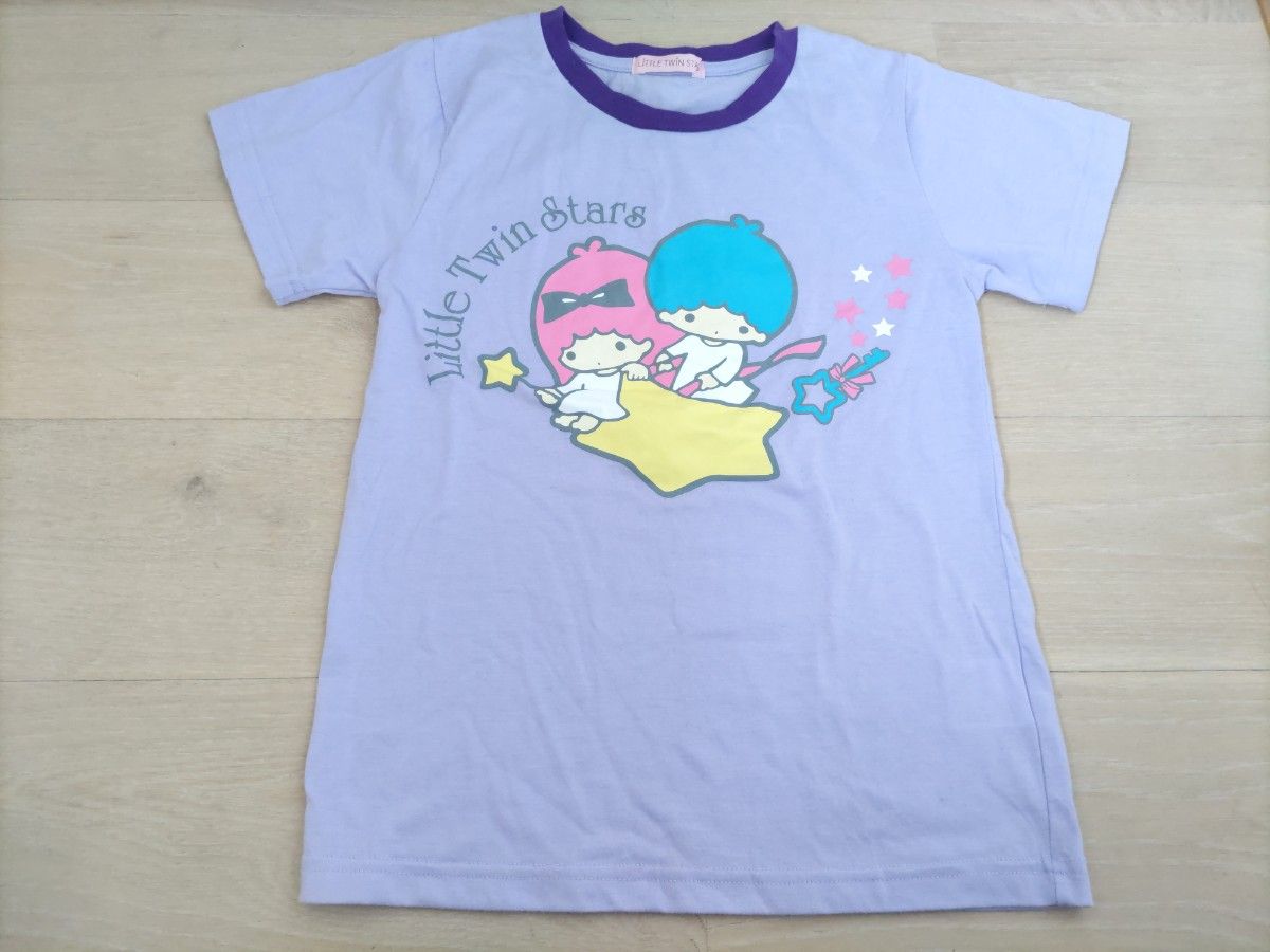 GARNiDELiA Tシャツ サンリオ キキララ キキララ 】サンリオキャラクター 半袖 Tシャツ パープル