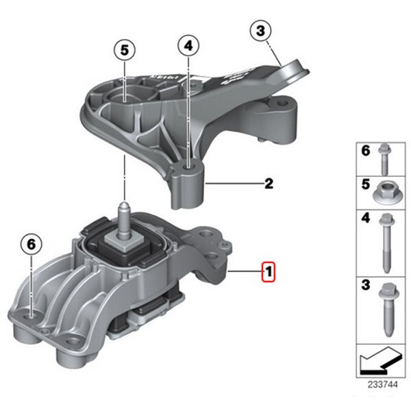 febi BMW MINI R56 R57 R55 R58 R59 R61 R60 クーパー クーパーS ミッションマウント 22316784357 22316772039 22316772035_画像2