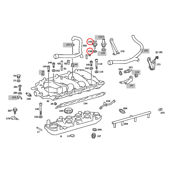 純正OEM HELLA製 ベンツ R129 C140 W463 500SL SL500 SL600 CL500 CL600 300GE エンジンクーリングファンスイッチ/水温センサー 0085423217_画像5