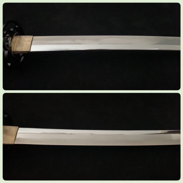 s1138【模造刀 特注居合刀】本牛革柄巻 二尺三寸五分 抜身重910g s1138【模造刀 特注居合刀】本牛革柄巻 二尺三寸五分 抜身重910g
