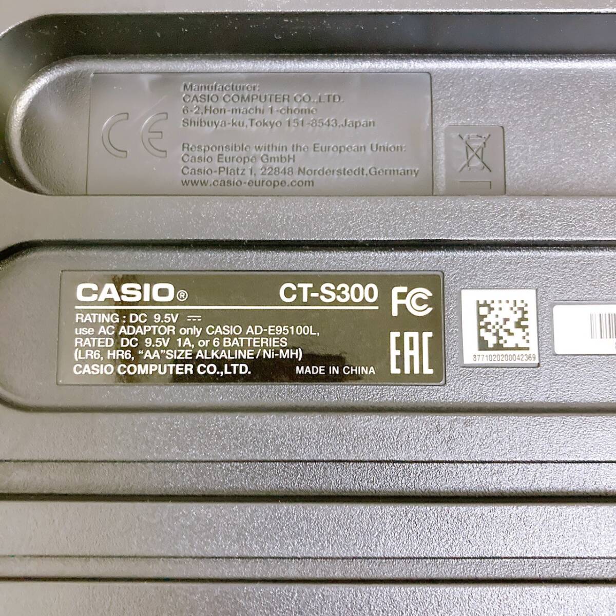 【1円スタート！動作確認済み！】CT-S300 CASIO カシオ Casiotone CT-S300 電子ピアノ キーボード 2020年製/T4367-宅160_画像6