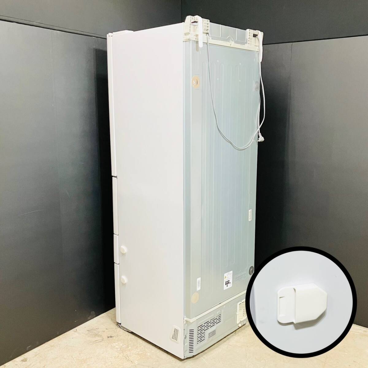 東芝 6ドア冷蔵庫 GR-R460FH(EW) 2019年製 462L 冷蔵容量：340L 冷凍容量：122L 大容量 ファミリー向け 大型/C035-E_画像3