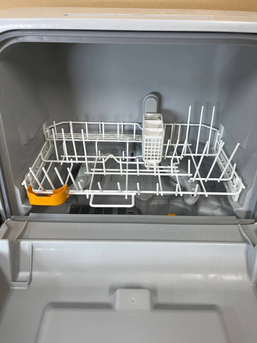 Panasonic パナソニック 食器洗い乾燥機 プチ食洗器 NP-TCR4-W ホワイト 2020年製/KK965-Aの画像7