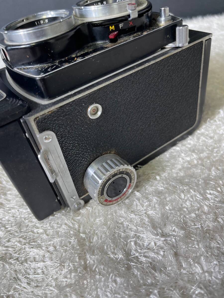 【ジャンク品】リコー RICOH FLEX スーパーリコーフレックス Super Ricoh flex 二眼カメラ ケース付き/TH5936-宅60の画像5