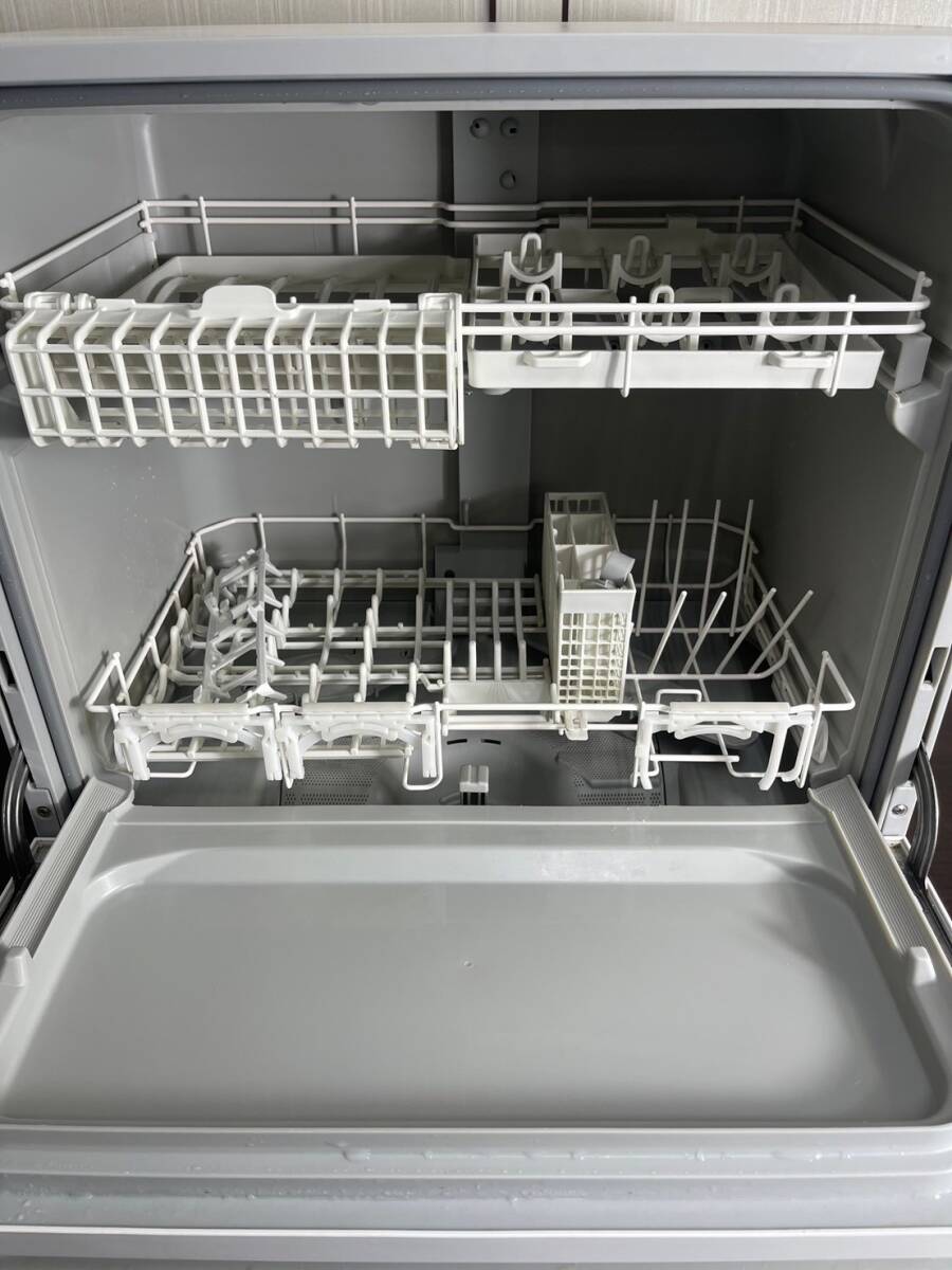 【1円スタート！動作確認済み！】NP-TA4-W パナソニック Panasonic 食器洗い乾燥機 食洗器 前開き式 2020年製/T4355-A_画像3