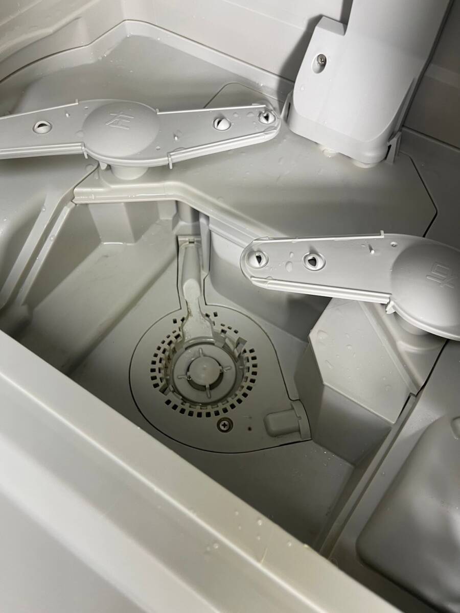 【1円スタート！動作確認済み！】NP-TA4-W パナソニック Panasonic 食器洗い乾燥機 食洗器 前開き式 2020年製/T4355-A_画像4