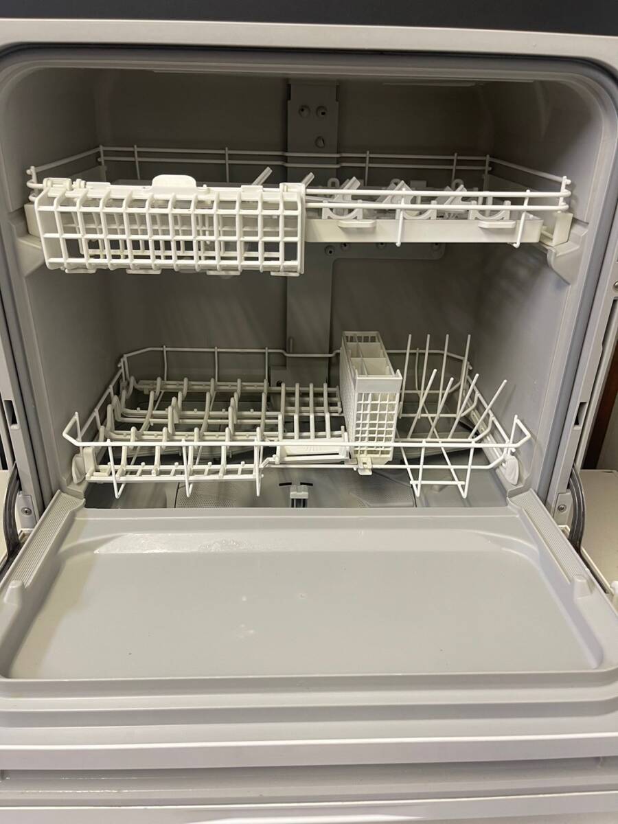 【1円スタート！動作確認済み！】NP-TA3-W パナソニック 食器洗い乾燥機 NP-TA3-W 2019年製 5人用 40点 食洗機/TH24051813-A_画像3
