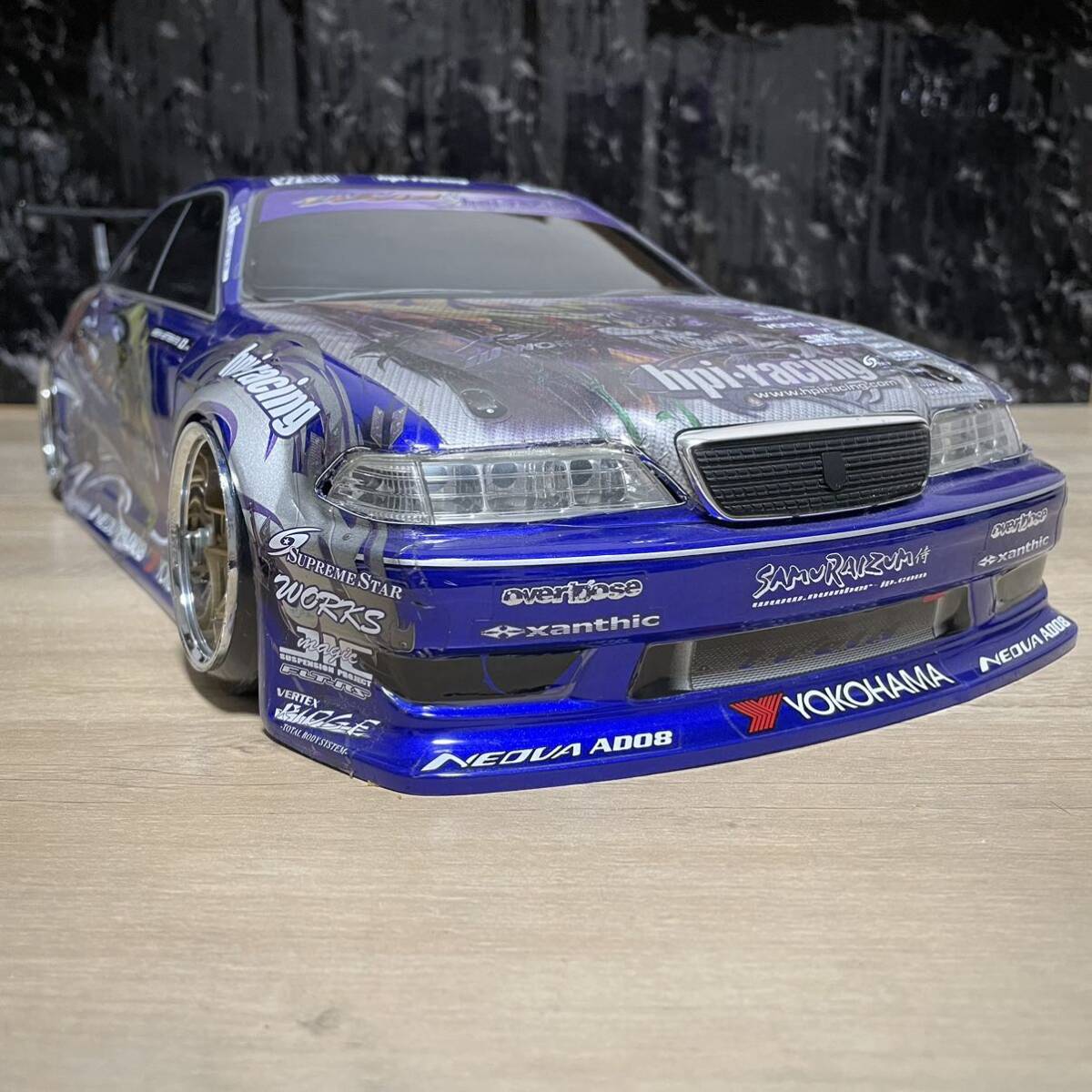 hpi トヨタ マーク2 ドリフト 1/10 ラジコン ボディ rc ドリフト hpi トヨタ マーク2 ドリフト 1/10 ラジコン ボディ rc ドリフト