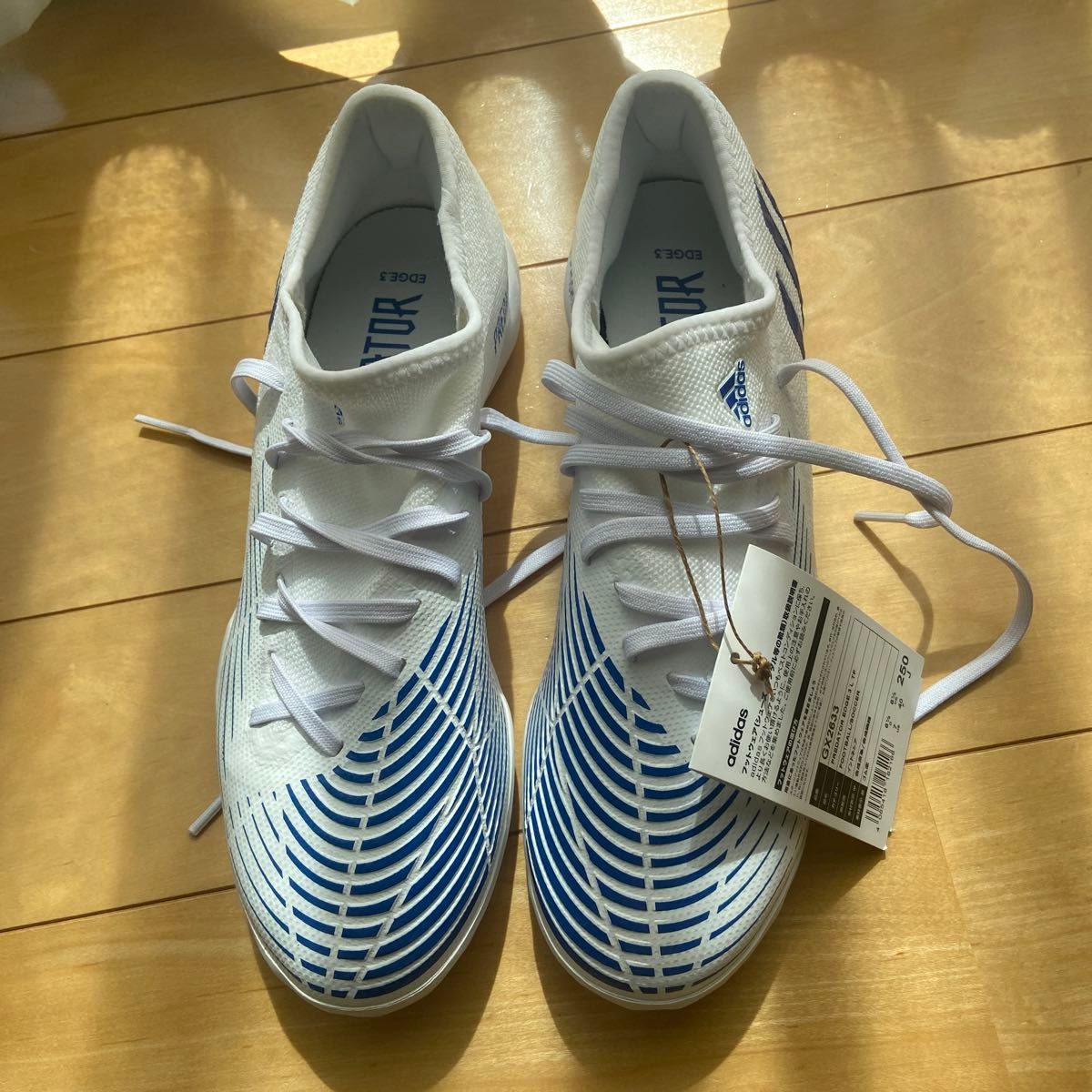 フットサルシューズ　25 adidas GX2633 プレデターエッジ .3LTF