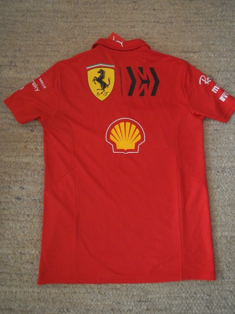 “2021” フェラーリ F1 チーム支給品　クルー用　ポロシャツ　 MISSION WINNOW M サイズ_画像2