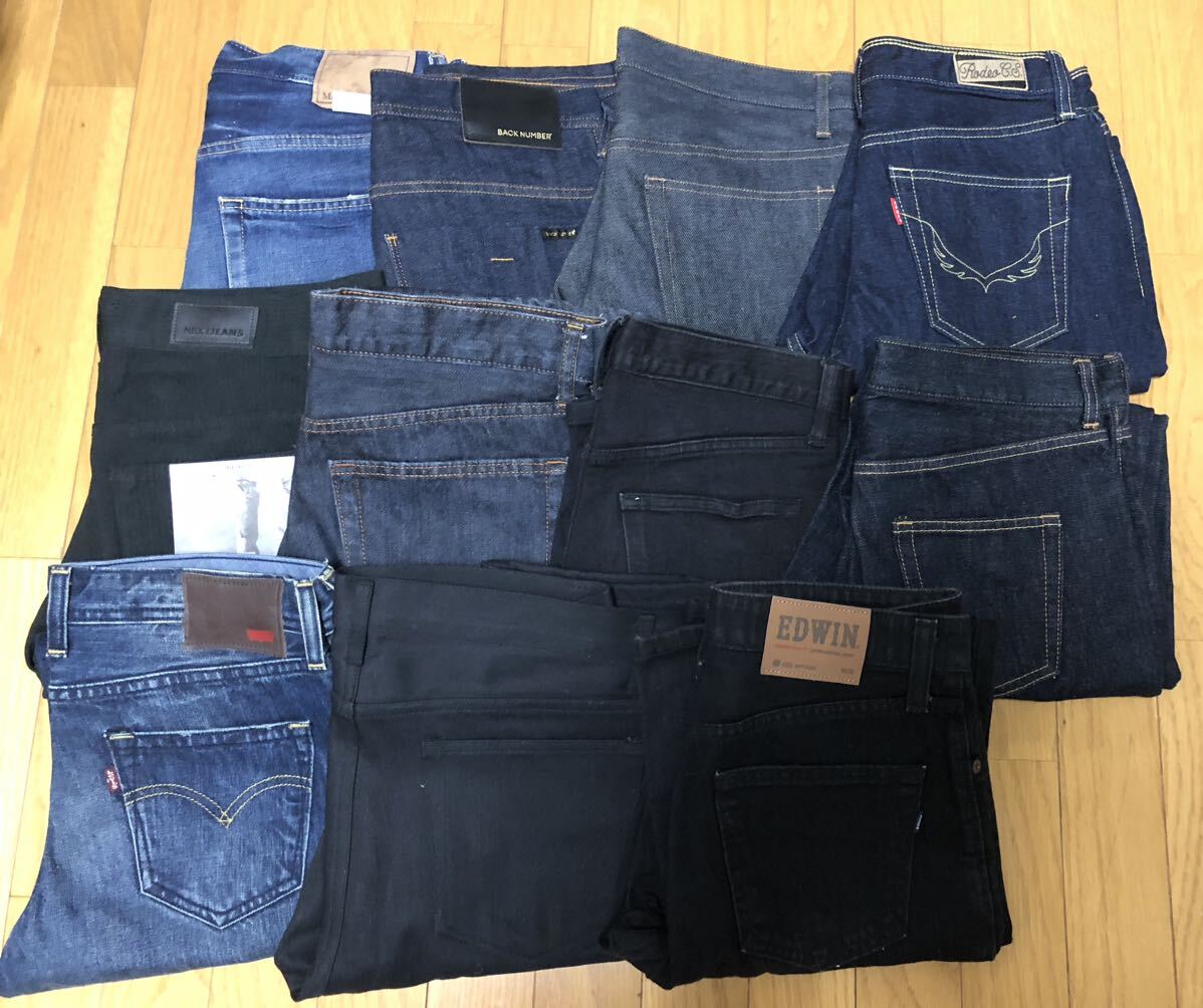 古着 ジーンズ デニム パンツsakula Edwin Levi’s 11枚セット_画像1