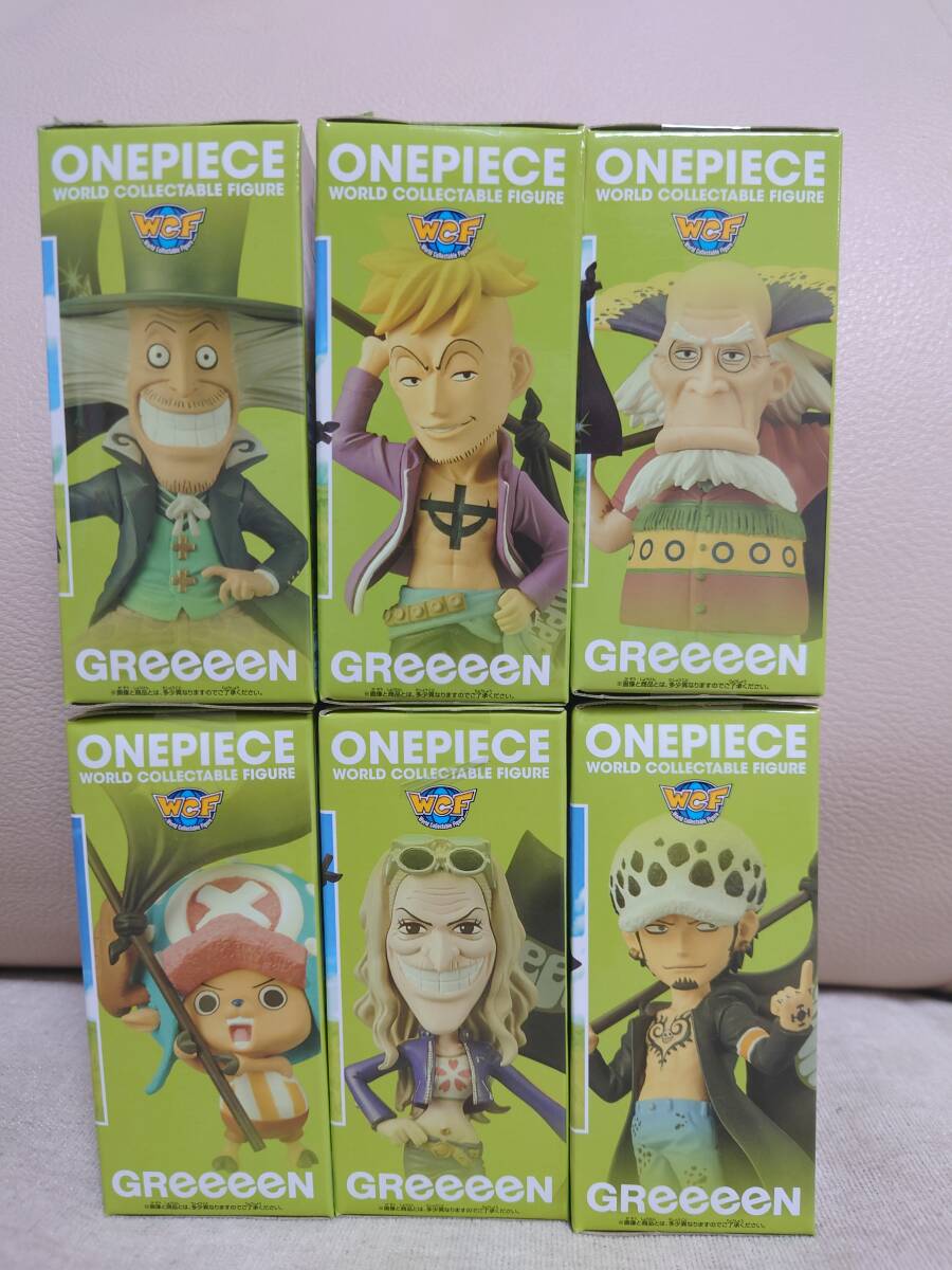  One-piece world collectable figure -GReeeeN special assortment - all 6 kind 