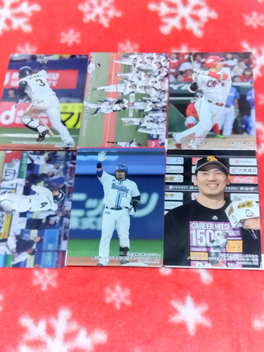 カルビー 2024 第1弾 チェックリストカード　６枚セット　ダブリなし プロ野球チップスカード_画像8