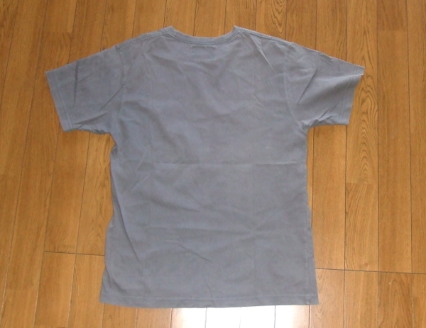 M★ネイバーフッドNEIGHBORHOOD★スカルウイングTシャツ　cycle furyバイカー ハーレー ビンテージ加工 グレー_画像3