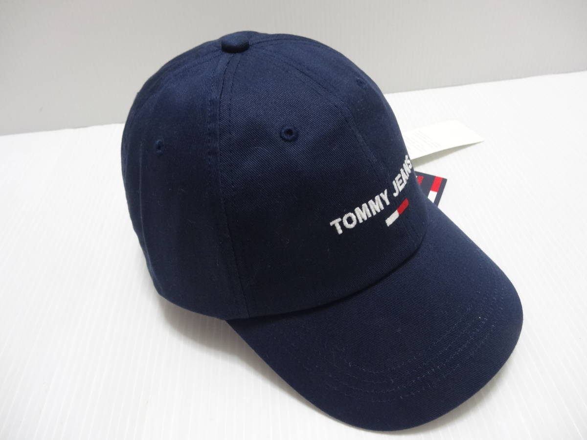 新品★トミージーンズ【 TOMMY JEANS】レディース★野球帽★キャップ★ネイビー★オーガニックコットン★特価品★送料込★T-39_画像3